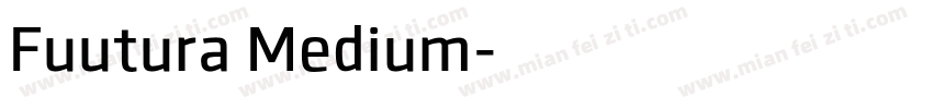 Fuutura Medium字体转换